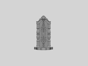 Brunnen teti trieste Marmor Architektur historisch Erbe Monument Ottomane Wasser cesme Carving cnc geschnitzt druckbar schnitzen Ornamente Haus draussen 3d print model - Mito3D
