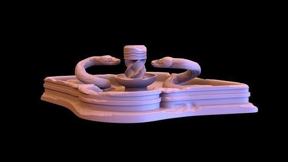 Fontana buio elfo 28mm 32mm resina gioco guerra tavolo giocattolo arte Giochi giocattoli Accessori 3d print model - Mito3D