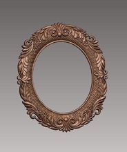 frame retro antique ornate decoration elegant wall mirror milling house furniture 3d print model - Mito3D