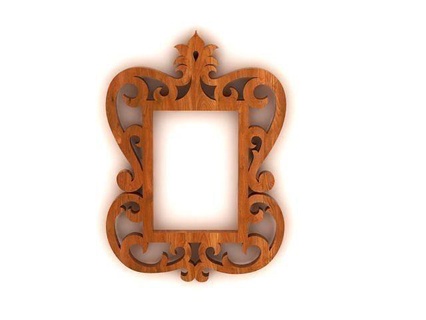 frame art design interior wall decor decorative decoration mirror houseware symbol 3d print model - Mito3D