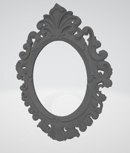 telaio ornato specchio arte design 3d modello decorazione galleria casa arredamento 3d print model - Mito3D