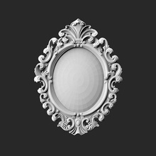 frame 10 picture mirror decorative wall ornate ancient antique frame decor houseware interior design carved painting photo art sculptures house wall mirror picture frame 3d print model - Mito3D