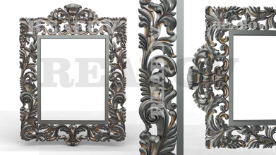 rahmen 26 spiegel mauer innere klassisch dez dekor dekorativ wunder kunst frames haushaltswaren haus 3d print model - Mito3D