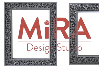 telaio 31 specchio immagine interni design casalinghi parete arte arredamento galleria casa 3d print model - Mito3D
