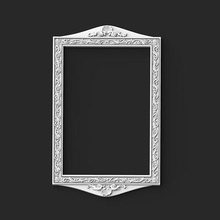 telaio 4 immagine specchio barocco decorativo parete ornato antico arredamento casalinghi interni design scolpito pittura foto arte sculture Casa 3d print model - Mito3D