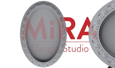 frame 42 house frames window design mirror image interior furnishing art wall houseware decor 3d print model - Mito3D