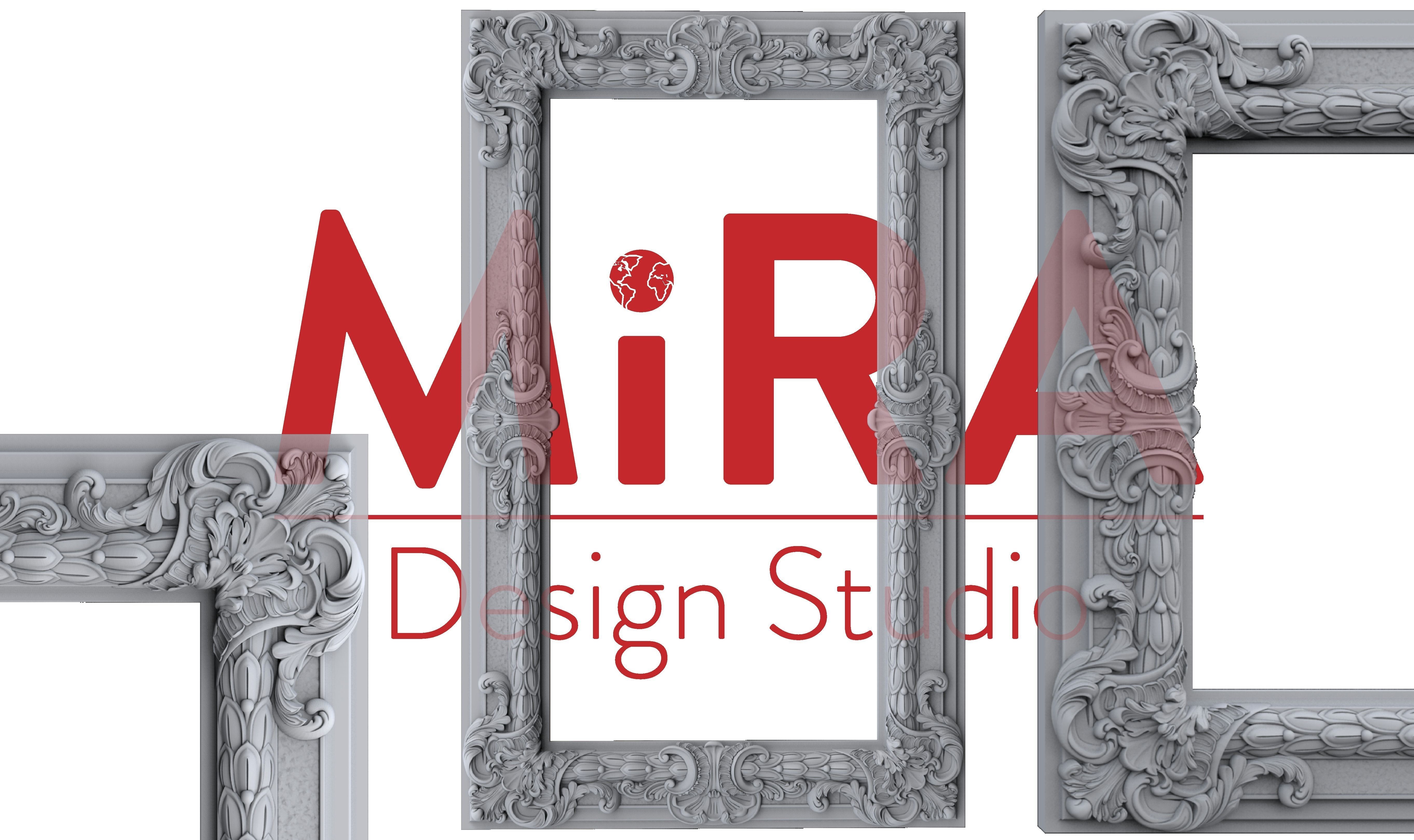 quadro armação 50 molduras decoração arte utensílios domésticos espelho interior projeto janela imagem parede mobília modelo casa 3D print model - Mito3D