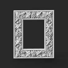 frame 6 ornate picture mirror decorative wall ancient antique decor houseware interior design carved painting photo art sculptures house 3d print model - Mito3D