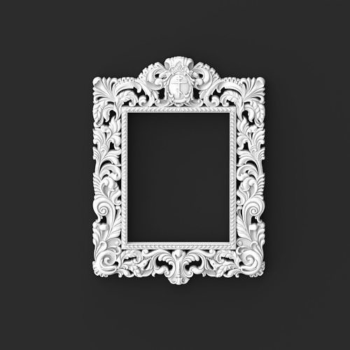 frame 73 art decor wall mirror picture interior design gallery decoration image ornament painting houseware decorate deco package portrait house accessories 3D print model - Mito3D