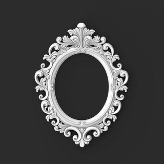 frame 75 art decor wall mirror picture interior design gallery decoration image ornament painting houseware decorate deco package portrait house accessories 3d print model - Mito3D