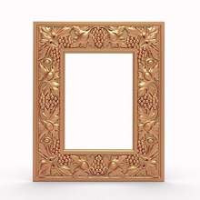 frame 90 picture mirror wood rustic decor decoration painting interior design paint wall houseware house 3d print model - Mito3D