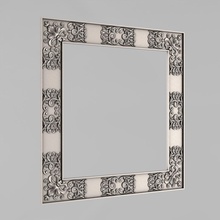 cadre de miroir maison la baguette le mobilier classique décor d'un architectural décoration fronton éléments mur 3d print model - Mito3D