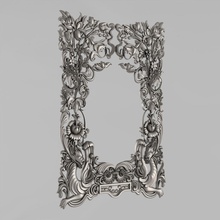 cadre de miroir maison classique décor le mobilier l'intérieur bras la d'un 3d print model - Mito3D
