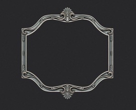 frame mirror decoration design ornate gallery wall luxury decorate picture frame3d cnc milling carving wood working stl relief classic house decor 3d print model - Mito3D