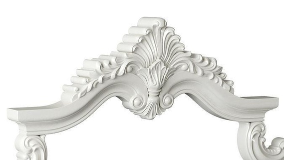 frame mirror mirror frame houseware carving ornamental classical modern decor cnc manufacturing milling casting printing furniture interior wood plastic baroque art forme mirror frame wood carving  3d print model - Mito3D