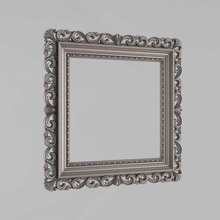 cadre de miroir maison artchallenge classique décor l'intérieur le bras la des détails ornement rosette moulage petergof médaillon plâtre 3d print model - Mito3D