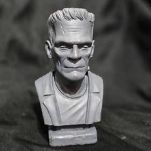 Frankenstein Monster Büste Kopf Kunst Halloween Design Skulptur Statue Kreatur Grab Porträt mythisch unheimlich Skulpturen 3d print model - Mito3D