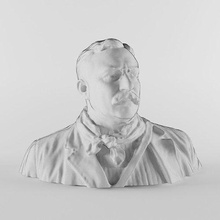 Franklin Delano Roosevelt sculpture sculpteur statue buste chef charisme l'histoire historique artiste commandant général figure 3dscan Humain homme art sculptures 3d print model - Mito3D