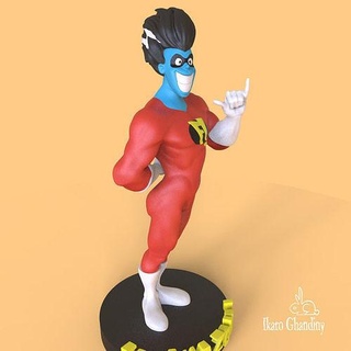 ucube fenomenoid dizi süper kahraman oyuncak tv karakter oyuncaklar adam 80s 90s Bruce tamam icarus gandi karikatür Sanat şekil fantezi tasarım heykeller 3d print model - Mito3D