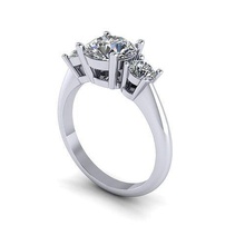 Fred cassirer Roca diamante anillo joya compromiso Boda joyería plata oro enganchar Moda libra esterlina colgante pendiente collar belleza pendientes colgantes anillos 3d print model - Mito3D