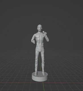 Freddie Merkür Freddiemercury kraliçe şarkıcı Bohemian Rhapsody Brianmay rogertaylor Kaya Rock müzik Sanat heykeller 3d print model - Mito3D