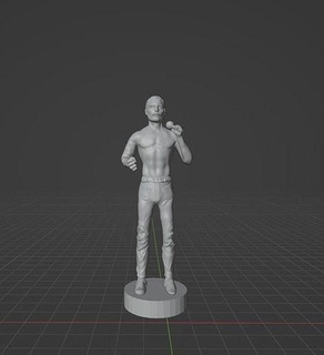 freddie Mercure Freddie Mercury reine chanteur Rhapsodie bohémienne Brianmay rogertaylor Roche musique rock art sculptures 3d print model - Mito3D