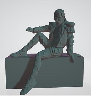 Freddie Merkur Leben Mercury Königin 3dprint Mode leben Wembley Kunst Skulpturen 3d print model - Mito3D