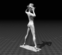 livre dança arte lindo corpo dançarino discoteca fêmea menina helsingborg imaginação medelis modelo festa pop popular escultura estátua striper striptis mulher esculturas 3d print model - Mito3D