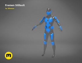 fremen stillanzug düne 2020 passen rüstung kostüm cosplay scifi sci fi fantasie atreides arrakis zubehör herbert timoth wüste dünen sand spiele spielzeuge 3d print model - Mito3D