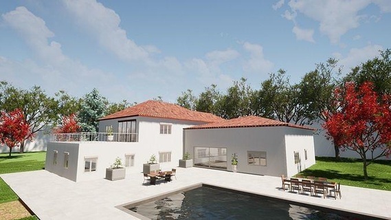 Fransızca mimari ev dış tasarım bina modern Odun dekorasyon villa Sanat taramalar kopyalar 3d print model - Mito3D