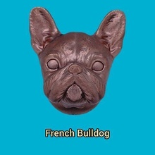 français bouledogue manipuler chien taureau terrier bull niche accueil maison poignées porte bouton animal nature mammifère canin chiot accessoires 3d print model - Mito3D