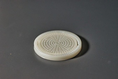 french manhole cover - round style street sewer drain exterior road sewage utility pavement 3dprint 3d printing print hobby diy 3d print model - Mito3D