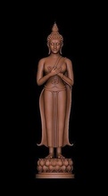 Freitag Mönch Buddha Skulptur Buddhismus Buddhist Statue Kunst Skulpturen 3d print model - Mito3D
