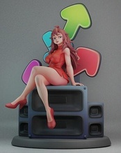 feira funkin gf fnf stl figura 3dprint jogos brinquedos 3d print model - Mito3D