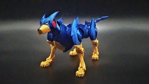 amigo Kyashan maxlab versão flender cão robô mech mecha vintage anime desenho animado Japão Gunpla veículo andróide brinquedos jogos 3d print model - Mito3D