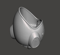 frieza nave espacial 3d modelo esfera dragão bola dbz jogos brinquedos 3d print model - Mito3D