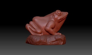 kurbağa vücut hayvan padok batraks doğa heykel Kaya taş yazdırılabilir 3d zbrush Bedava orman karakurbağası tropikal kuyruksuz bufonidae kara jelibon Şeker Sanat heykeller 3d print model - Mito3D
