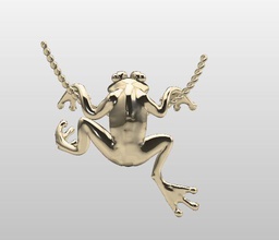 frogs frog charm pendent jewelry dangle animals pendants 3d print model - Mito3D