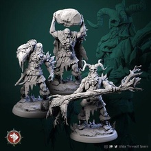 frost giants set 3 miniatures 32mm pre-supported monster beast troll nature creature fantasy fictional tabletop presupported mountain ogre dnd 3dprinting wargame toy figurine big ice games toys board 3d print model - Mito3D