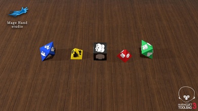 frp dices zar karakter yazı tahtası oyun kumar oyuncaklar oyuncak masa haydut büyücü okçu savaşçı iskelet d4 d8 d6 sihirbaz oyunlar 3d print model - Mito3D
