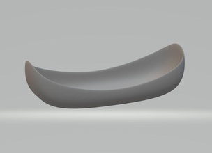 frutta ciotola design arte moderno retrò astratto moda 3d print model - Mito3D