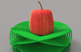 meyve kulp destek mutfak 3dprinting yemek ev fbx baskı masa tabak gıda i̇çmek 3d print model - Mito3D