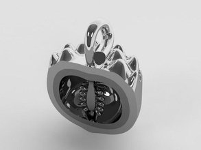 fruit pendant jewelry necklace strange artchallenge pendants 3d print model - Mito3D
