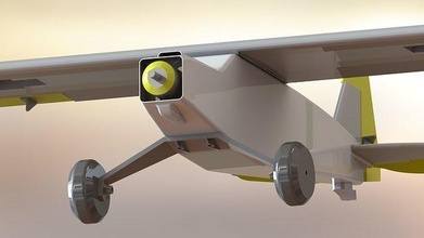 completamente 3d imprimible rc aeronave gaitero cachorro avión radio controlar 3dprint impresión stl bricolaje diy mini pasatiempo 3d print model - Mito3D