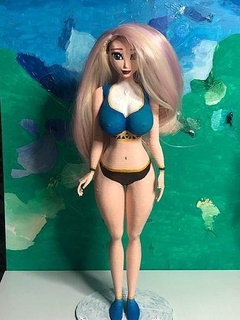 fun based princess zelda character doll female fantasy art sculptures 3d print model - Mito3D