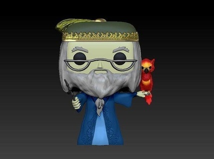 funko Dumbledore Harry alfarero pop harrpotter hogwarts magia escuela director Arte esculturas 3d print model - Mito3D