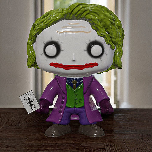 Funko guason joker fanart Payaso espriler gülüyor çizgi roman çete kötü adam Villano DC Çizgi Romanları batman Modelado modelleme ürün tasarım oyuncaklar digital3d Sanat heykeller 3D print model - Mito3D