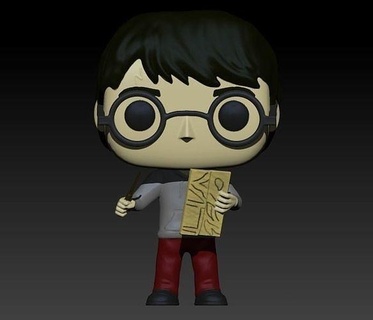 Funko Harry çömlekçi Harrypotter Mapa Hogwarts okul Büyü pop karakter minyatürler Sanat heykeller 3d print model - Mito3D