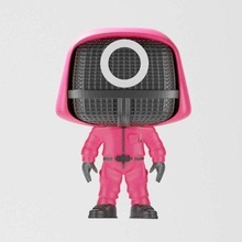 funko pop - squid game masked worker man character roundsix squidgame netflix funkopop toy 3dprint print games toys printable 3d print model - Mito3D
