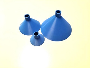 funnel hopper liquid cone viscous house kitchen dining 3d print model - Mito3D